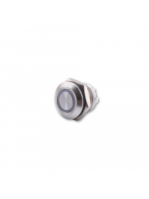 [240-083.v] Push button stainless steel with LED light ring