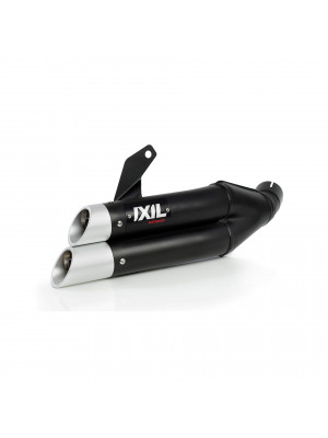 [175-656-4] Hyperlow svart XL-rostfritt helsystem ljuddämpare, Honda CB 650 F/CBR 650 F, 14-
