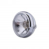 [222-090] 4 1/2 tum strålkastare med Bilux-glödlampa, förkromad, sidomontering, E-märkt