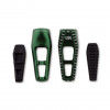 [115-F07GR] ERGONIA footrests, green