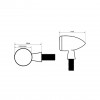 [204-345] ROCKET CLASSIC LED turn signal/position light