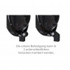 [223-257] 7 inch LED main headlight FRAME-R1 type 8, black, bottom mounting
