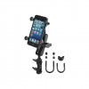 [558-X.v1] Motorhållare med X-Grip universell hållare för Smartphones - basfäste