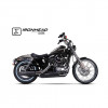 [078-1009SB] Helsystem ljuddämpare Harley Davidson Sportster XL 883/1200, 14-16
