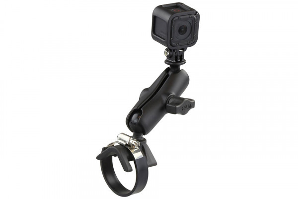 [558-GOP05] GoPro kamerahållare för styre/rör - med klämma, B-kula (1 tum)